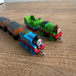 Thomas the train Push Along TrackMaster Train Engine Bundle